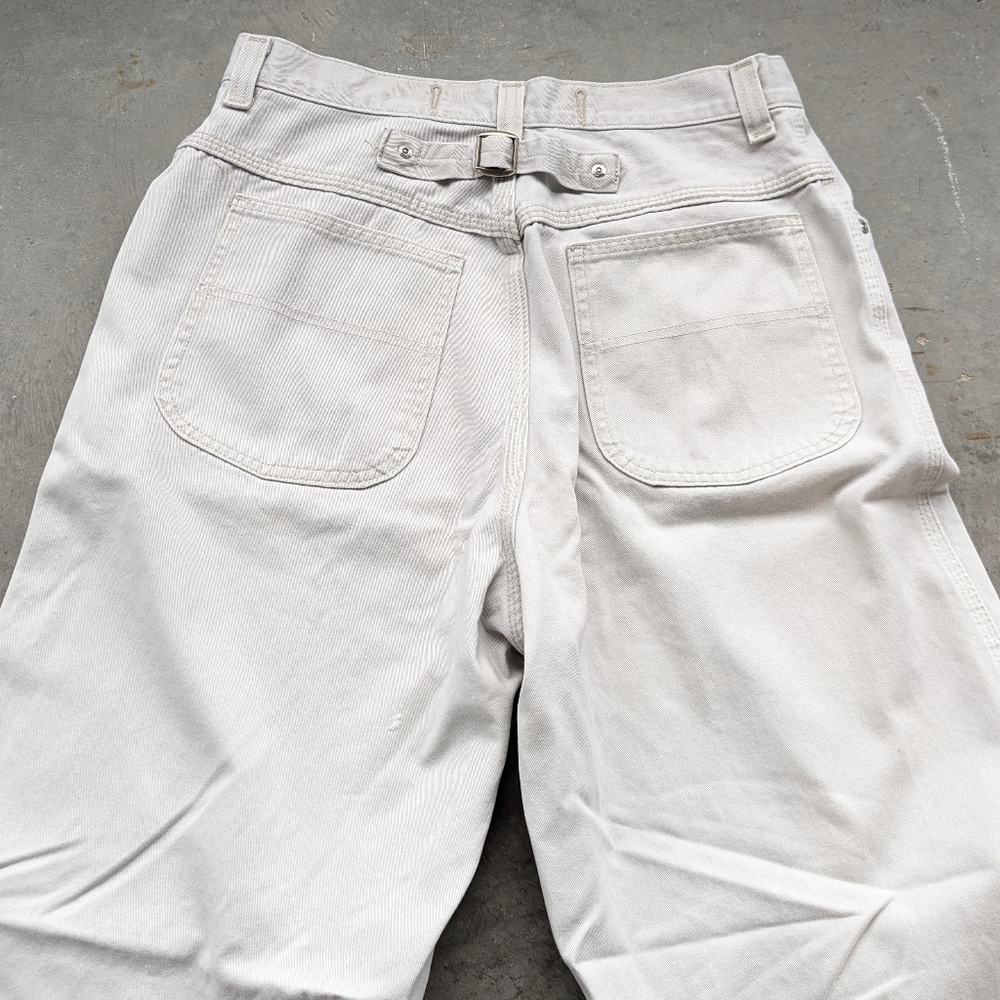 loose fit 1990's 90's BUCKLE BACK JEANS lee riveted M - Picture 8 of 11